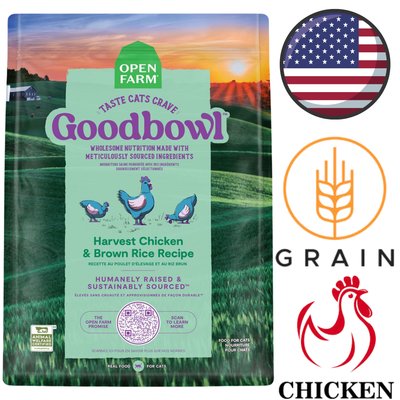 Open Farm - Goodbowl Harvest Chicken & Brown Rice Dry Cat Food — main