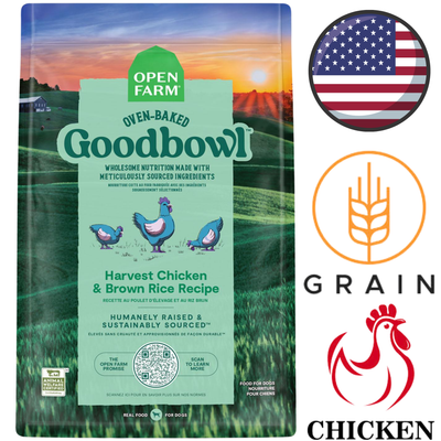 Open Farm - Goodbowl Harvest Chicken & Brown Rice Dry Dog Food