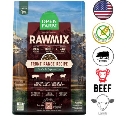 Open Farm - Grain Free Front Range Red Meat RawMix Dry Dog Food