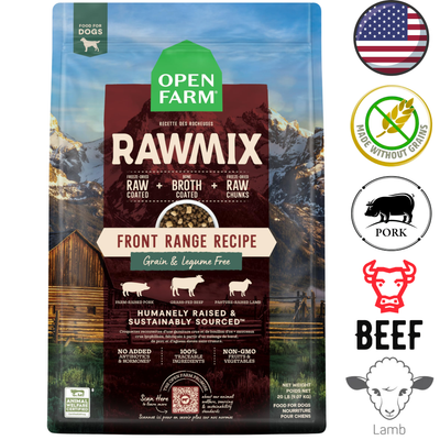 Open Farm - Grain Free Front Range Red Meat RawMix Dry Dog Food