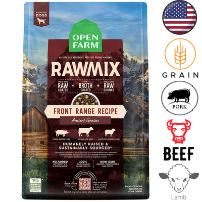 Open Farm - Front Range Red Meat & Ancient Grains RawMix Dry Dog Food