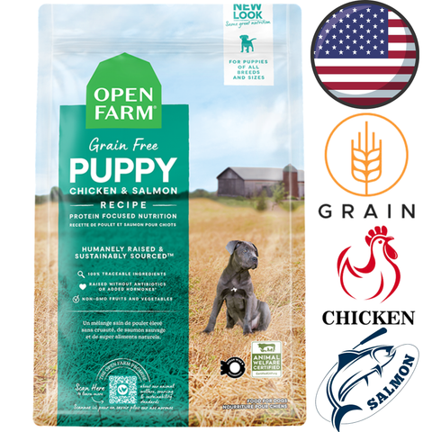 Open Farm - Chicken & Salmon Ancient Grains Puppy Dry Dog Food
