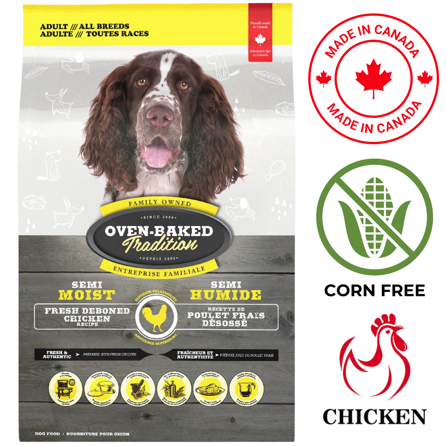 Oven-Baked Tradition - Adult Semi Moist Chicken Dry Dog Food
