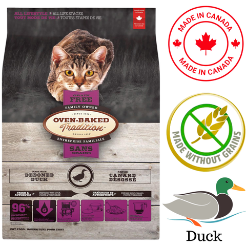 Oven-Baked Tradition - Grain Free Duck Dry Cat Food