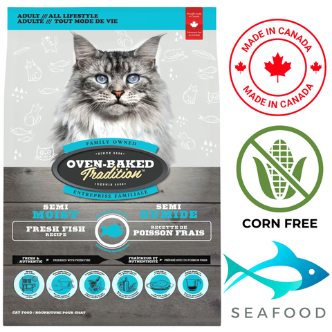 Oven-Baked Tradition - Semi Moist Fish Dry Cat Food — main