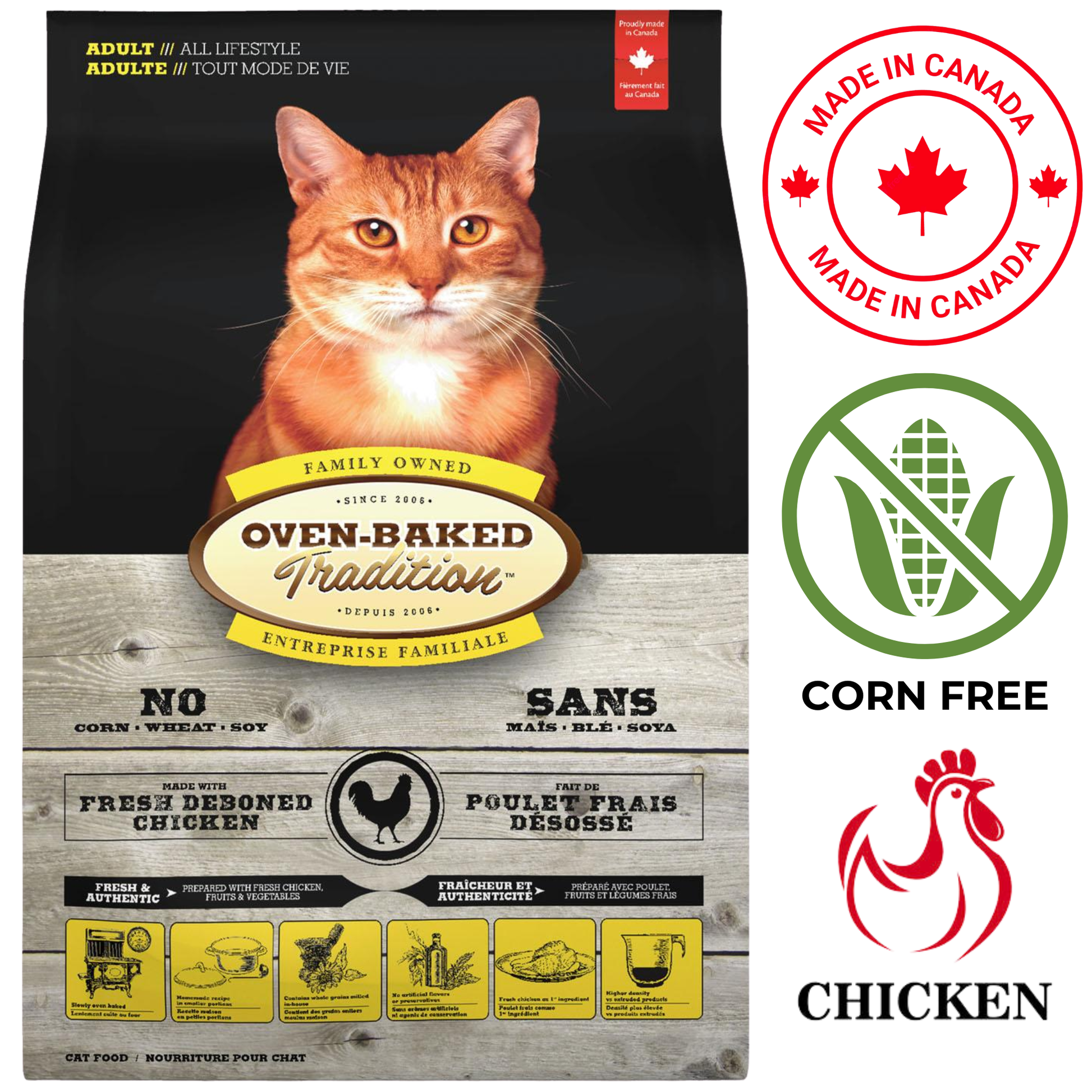 Oven-Baked Tradition - Adult Chicken Dry Cat Food — main