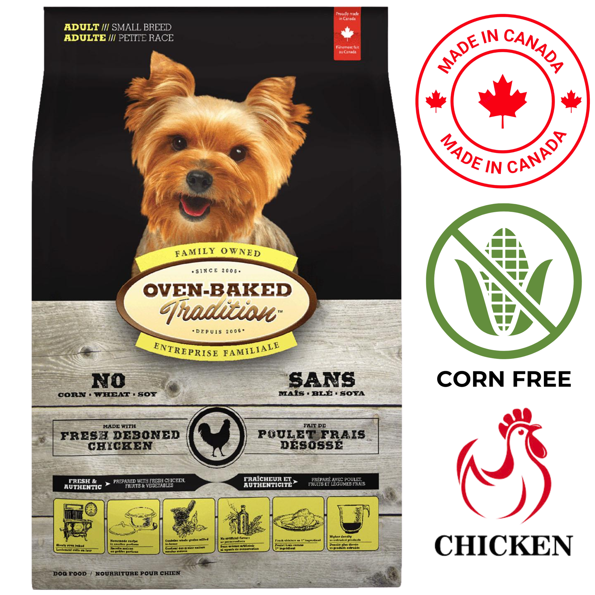 Oven-Baked Tradition - Adult Small Breed Chicken Dry Dog Food