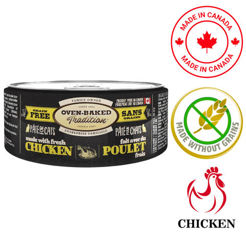 Oven-Baked Tradition - Grain Free Chicken Pate Canned Cat Food
