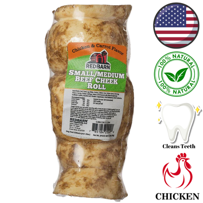 RedBarn - Beef Cheek Rolls 100% Natural Dog Treats