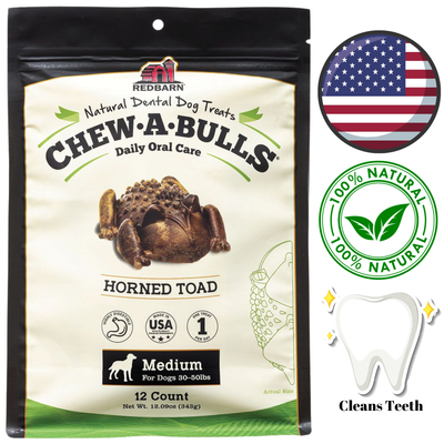 RedBarn - Chew A Bulls Toad Dog Treats