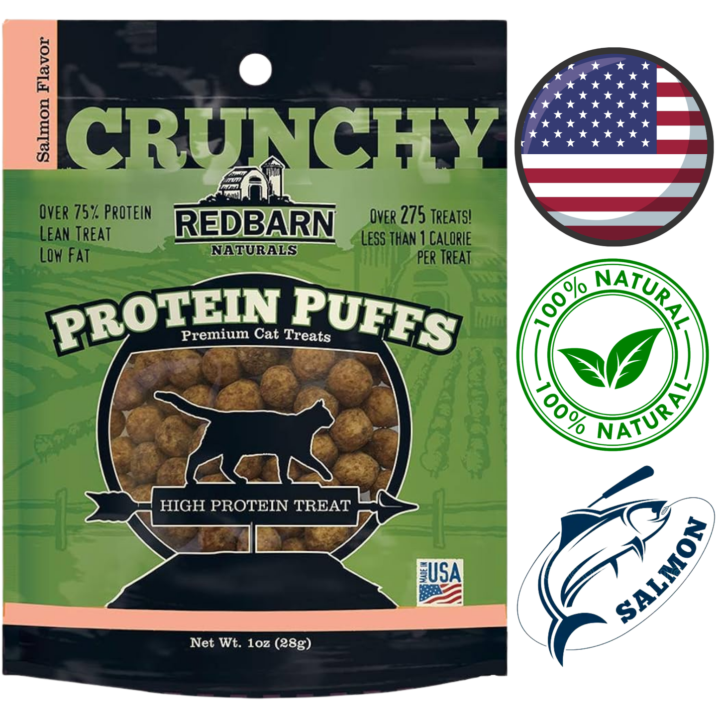 RedBarn - Protein Puffs Cat Treats