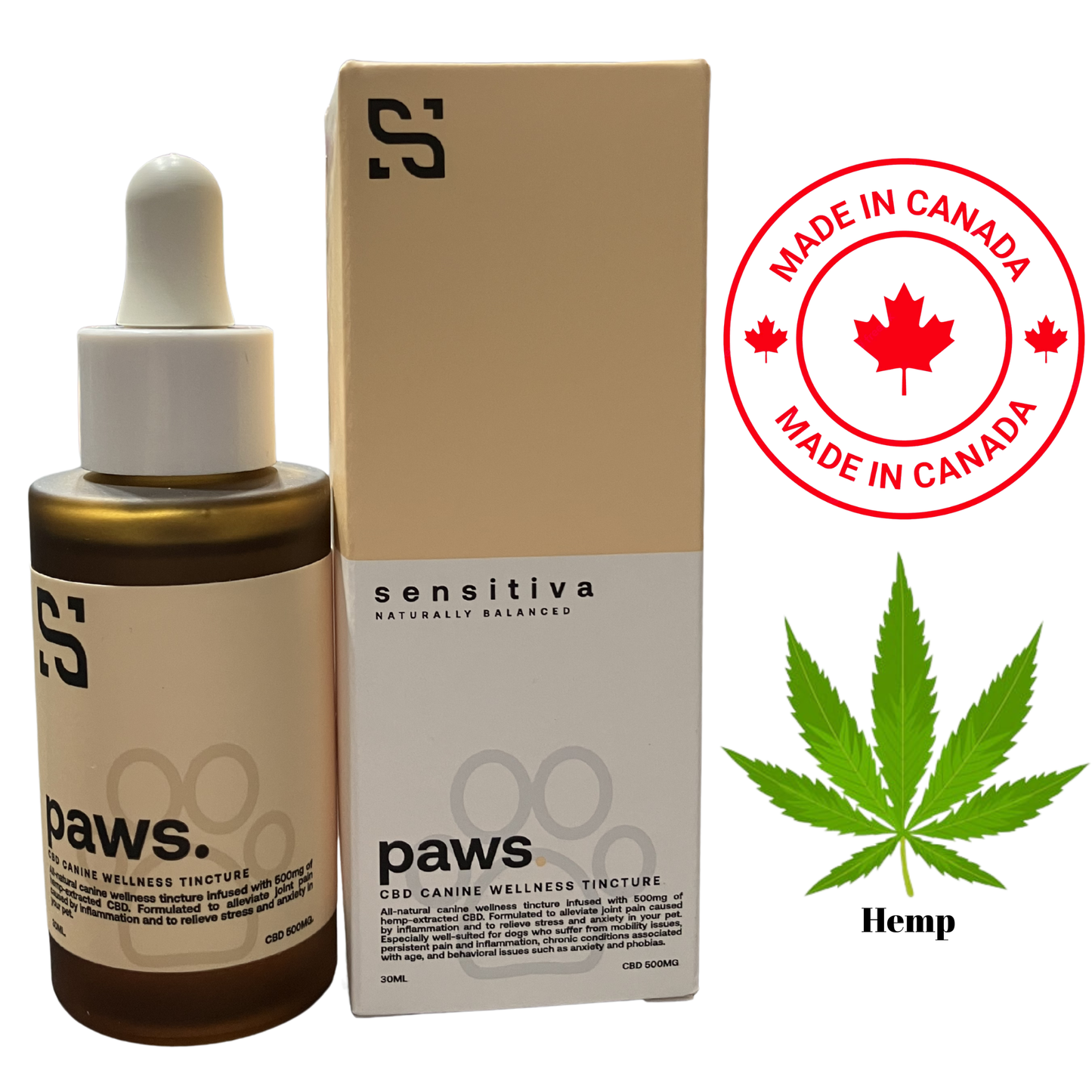 Sensitiva Paws - Pet CBD Oil Tincture