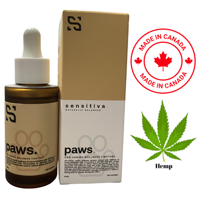 Ashario Pets Sensitiva Paws - 宠物CBD油酊剂