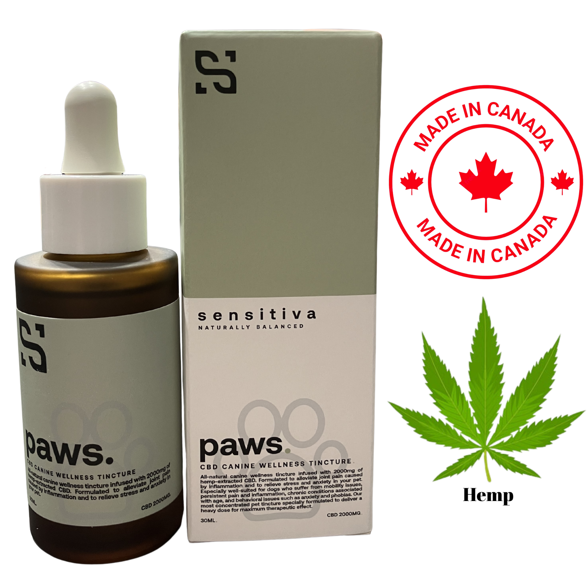 Sensitiva Paws - Pet CBD Oil Tincture