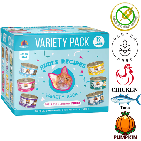 Weruva - Rudis Recipes Variety Pack Canned Cat Food