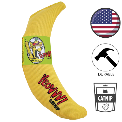 YEOWWW! - Catnip Banana Cat Toy