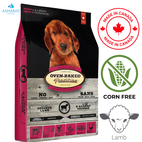 Oven-Baked Tradition - Croquettes pour chiots toutes races à l'agneau - 5 lb, 23 lb