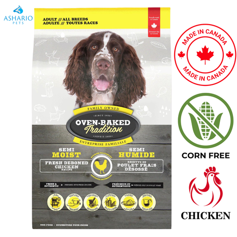 Oven-Baked Tradition - Croquettes semi-humides au poulet pour chiens adultes - 5 lb, 20 lb