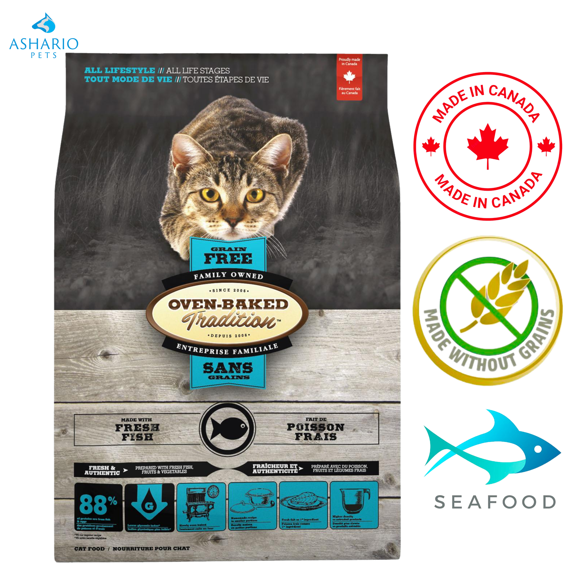 Oven-Baked Tradition - Grain Free Fish Dry Cat Food — main