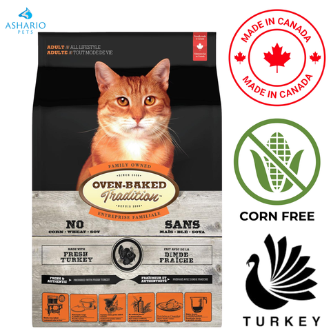 Oven-Baked Tradition - Nourriture pour chat adulte à la dinde - 5 lb