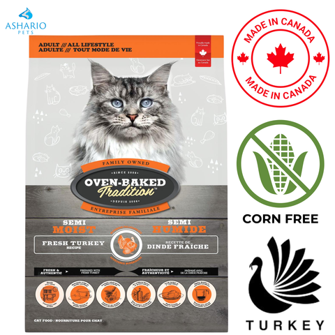 Oven-Baked Tradition - Adult Semi Moist Turkey Dry Cat Food