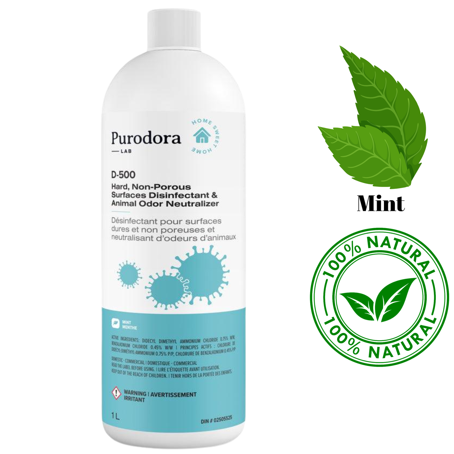 Purodora - D-500 Disinfectant & Animal Odour Neutralizer