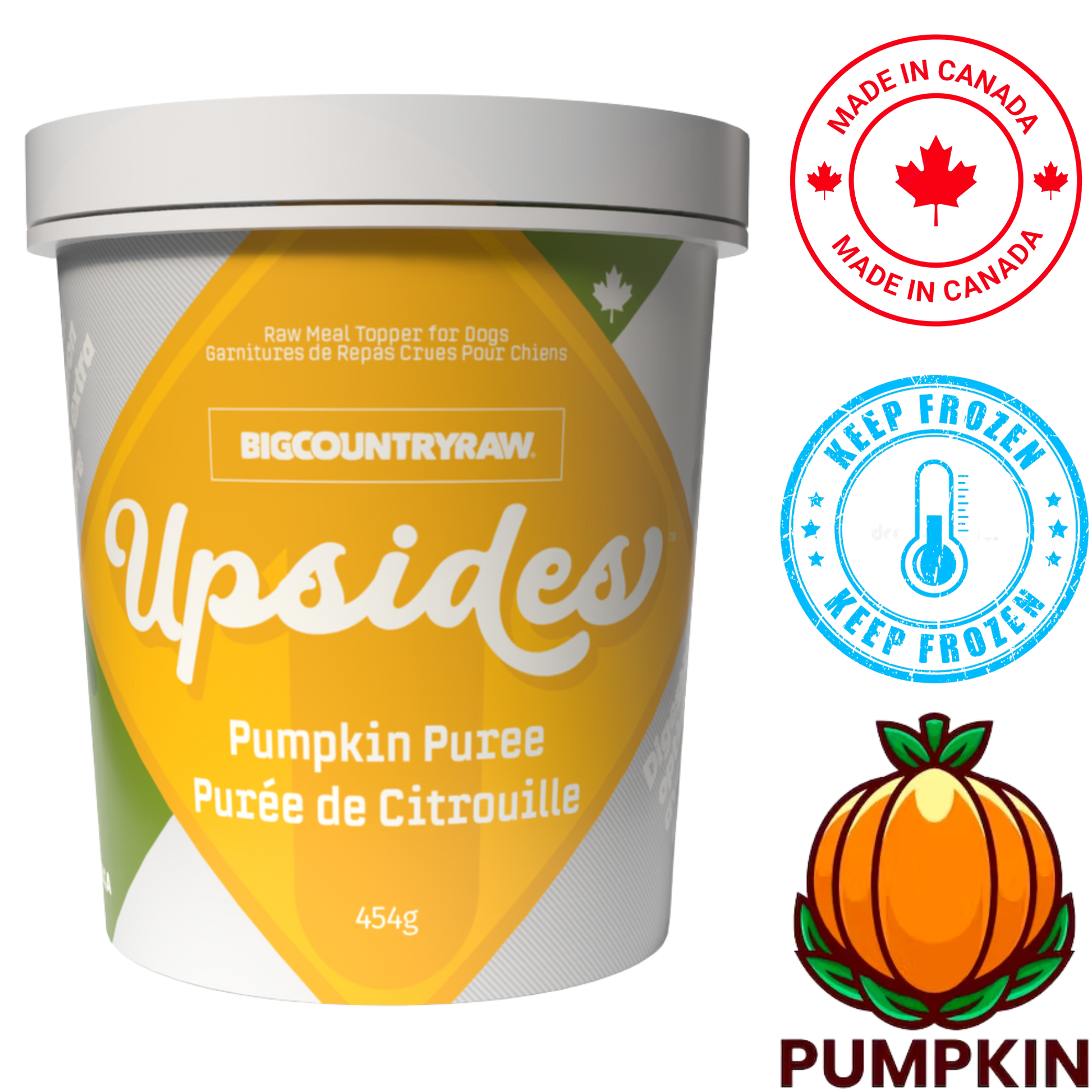 Big Country Raw - Upsides Pumpkin Puree Meal Topper — main