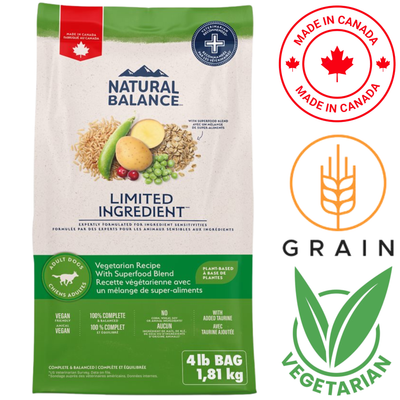 Natural Balance - Limited Ingredient Diet Vegetarian Dry Dog Food