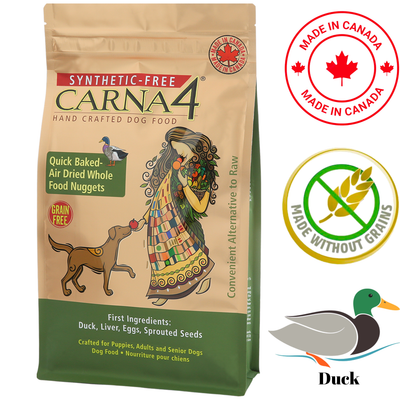Carna4 - Handcrafted Grain Free Duck Dry Dog Food