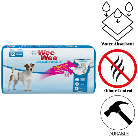 Four Paws - Couches jetables Wee-Wee - 12 pièces
