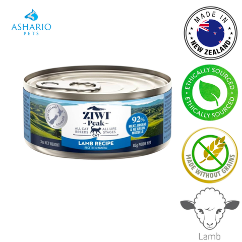 ZIWI - Nourriture en conserve pour chat à l'agneau - 3 oz