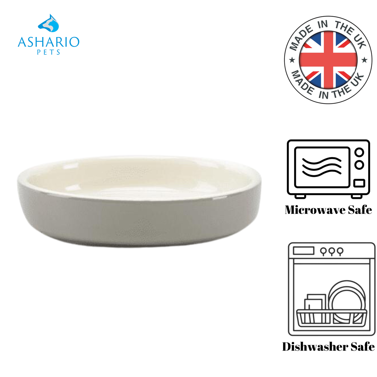 Scruffs - Bol Icon Saucer Gris - 13 Cm
