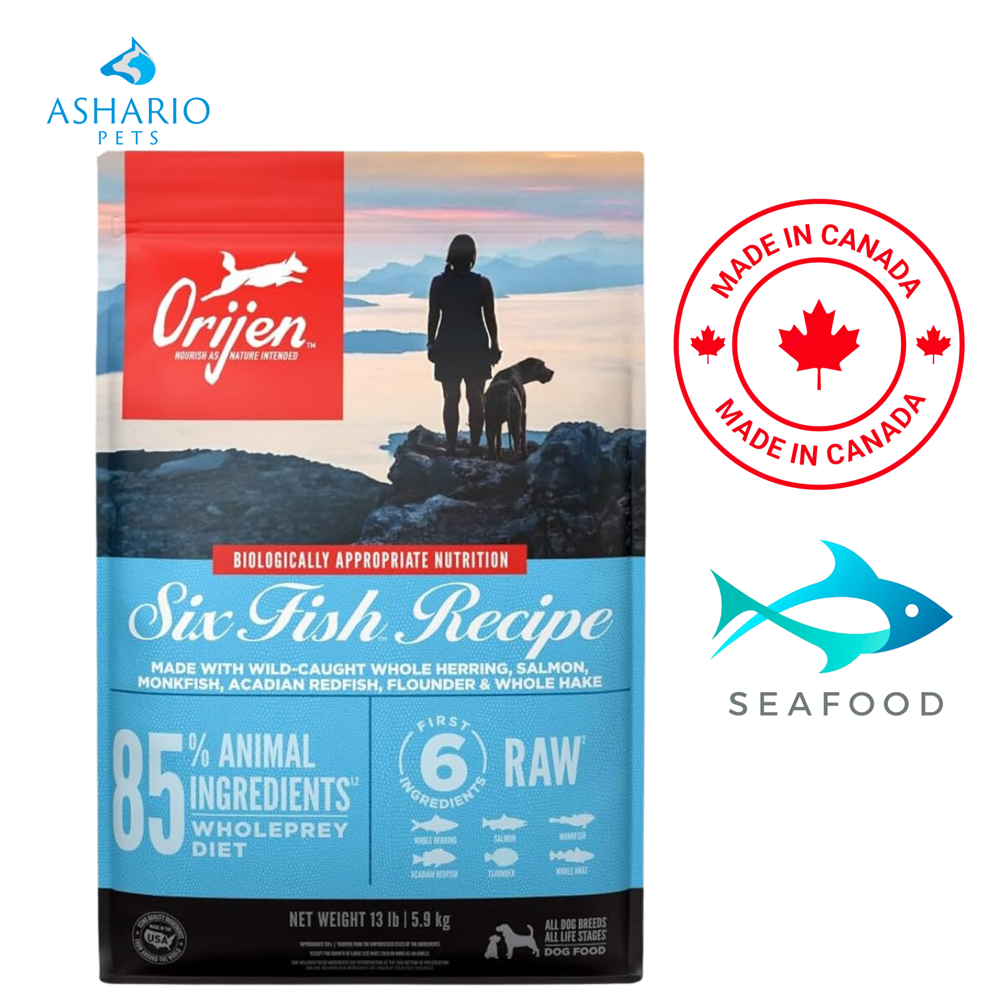 Orijen - Six Fish Dry Dog Food — view 2