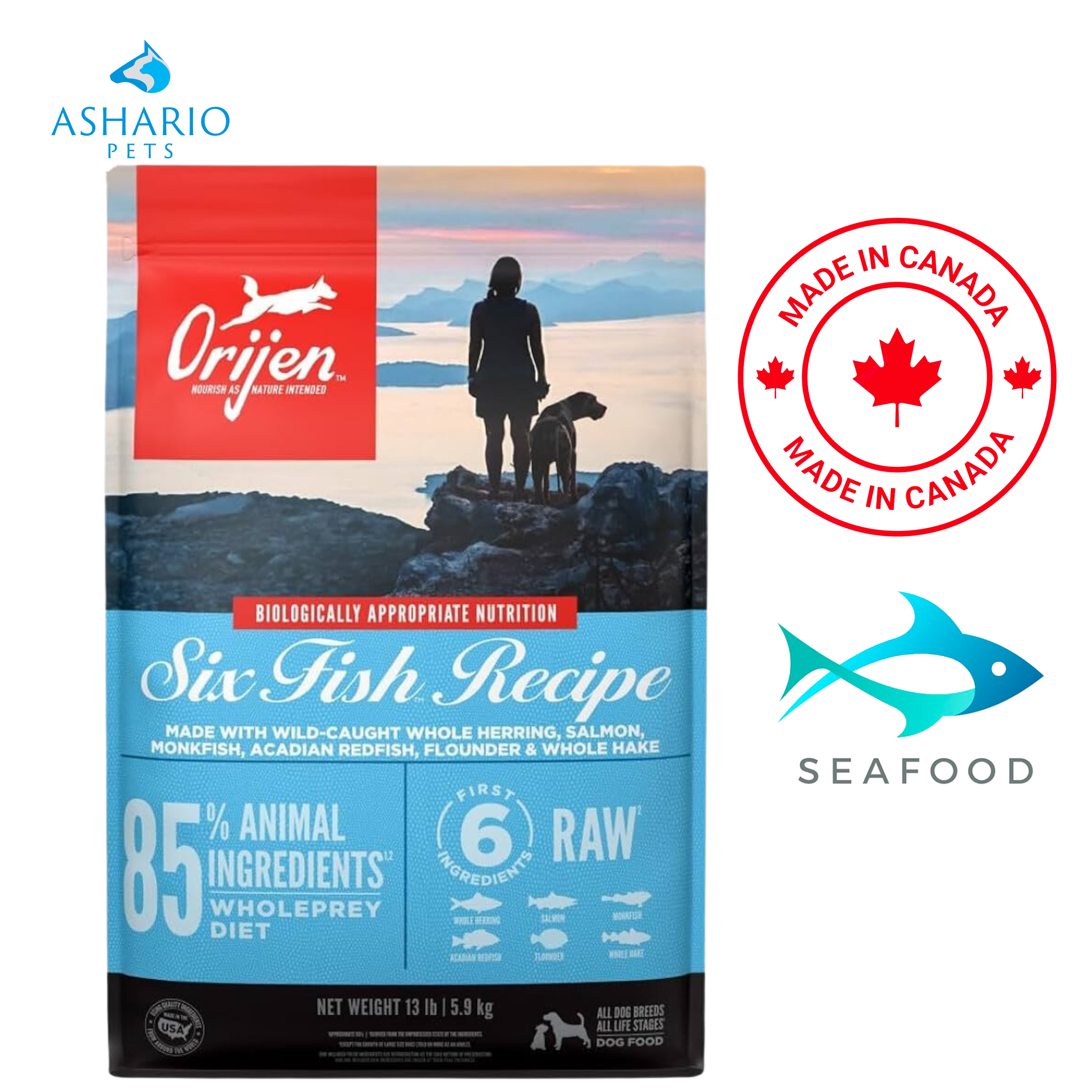Orijen - Six Fish Dry Dog Food — view 2