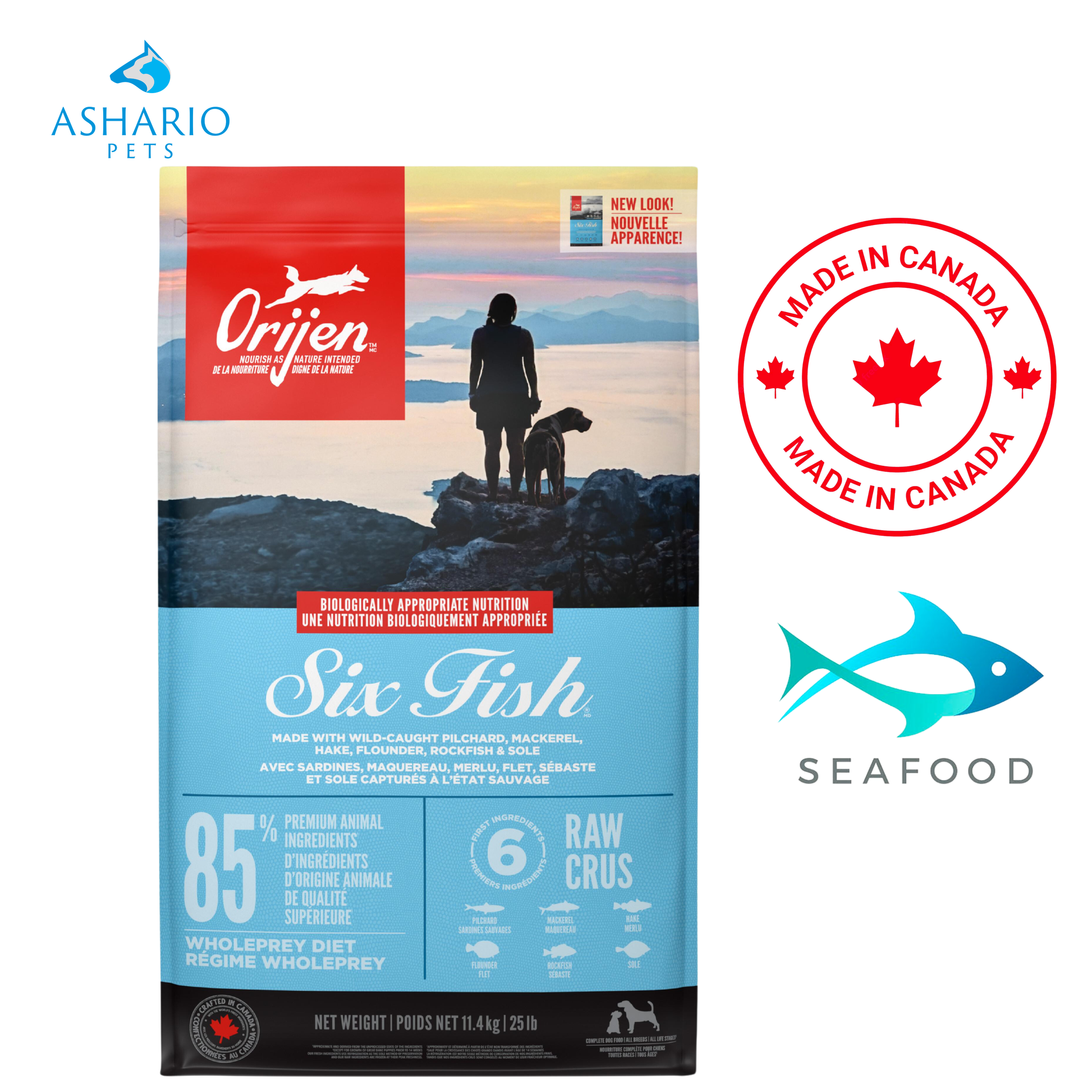 Orijen - Six Fish Dry Dog Food — view 3