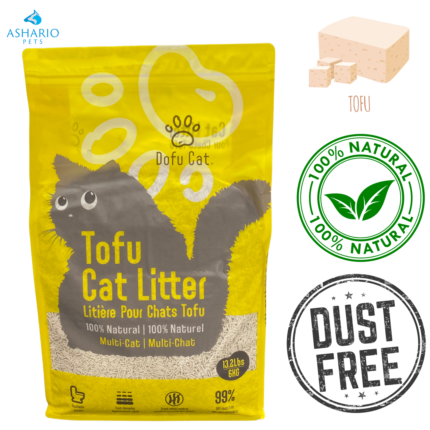 Dofu Cat - Natural Tofu Cat Litter — view 3