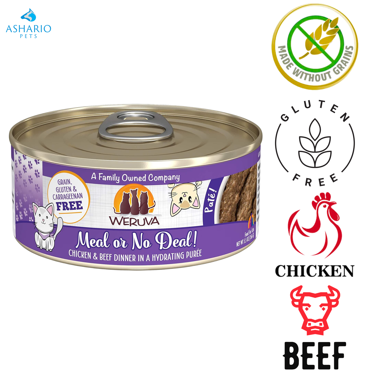 Weruva - Meal Or No Deal 猫罐头 - 5.5 盎司