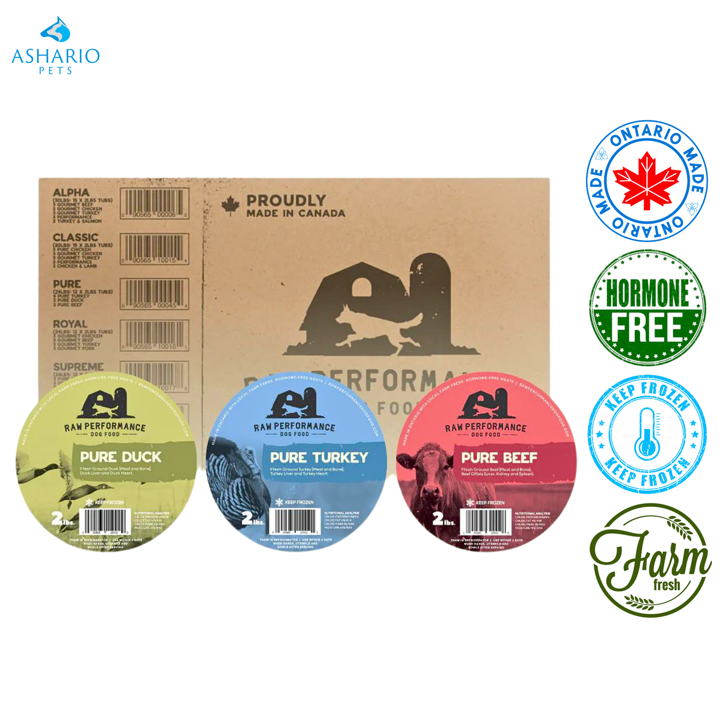 Raw Performance - Pure Raw Dog Food Pack — main