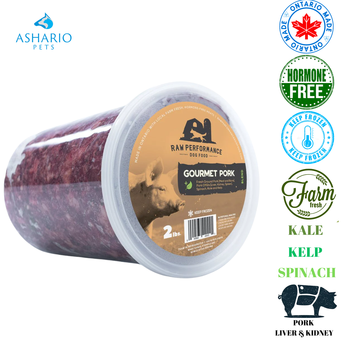 Raw Performance - Gourmet Pork Raw Dog Food