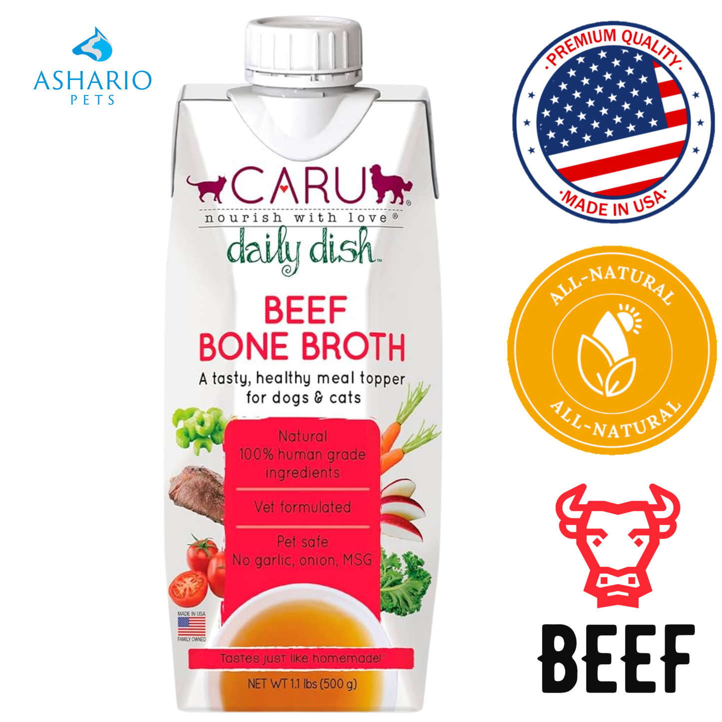 Caru - Daily Dish Broth - 500 Grams