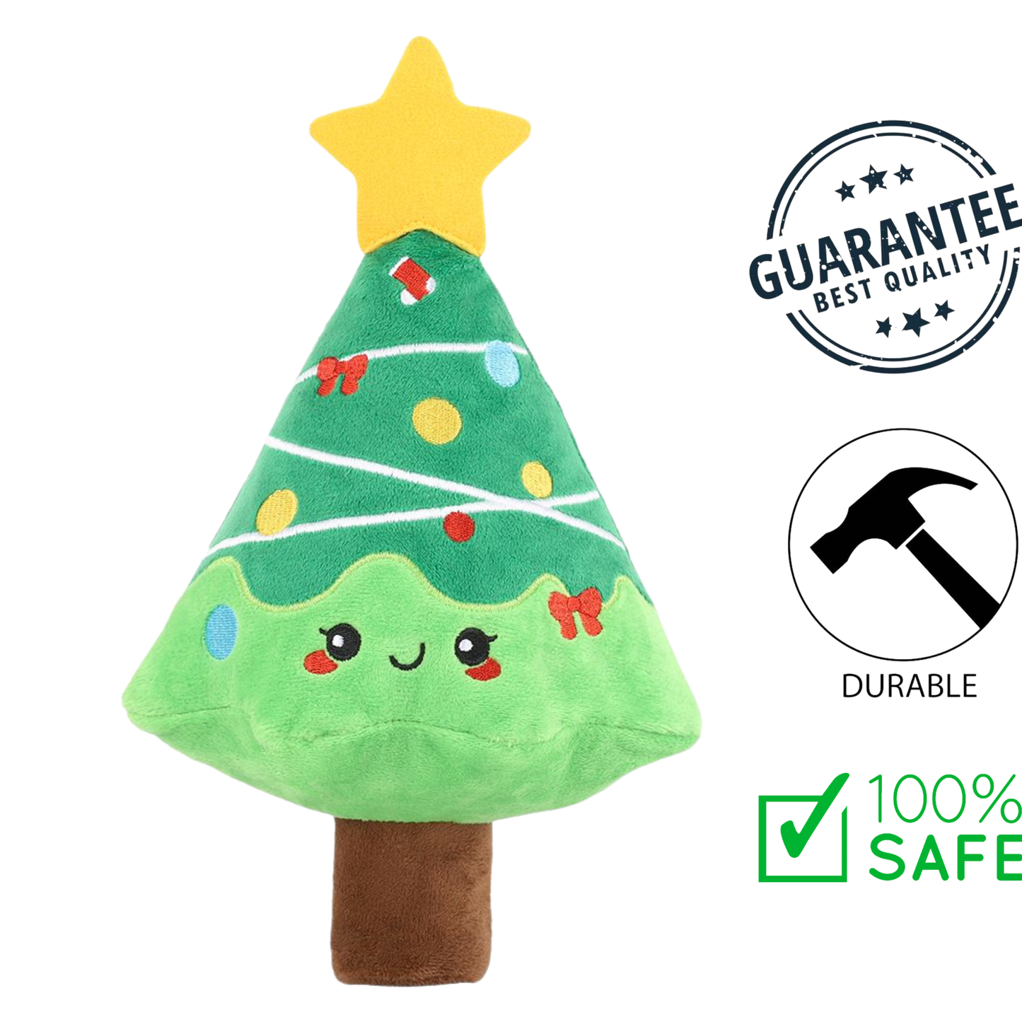 HugSmart - Happy Woofmas Fuzzy Friends Dog Toy