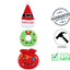 HugSmart - Happy Woofmas Fuzzy Friends Dog Toy