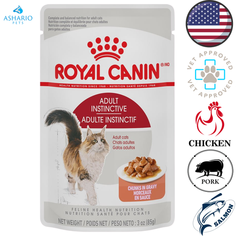 Royal Canin - Adult Instinctive Wet Cat Food Pouch