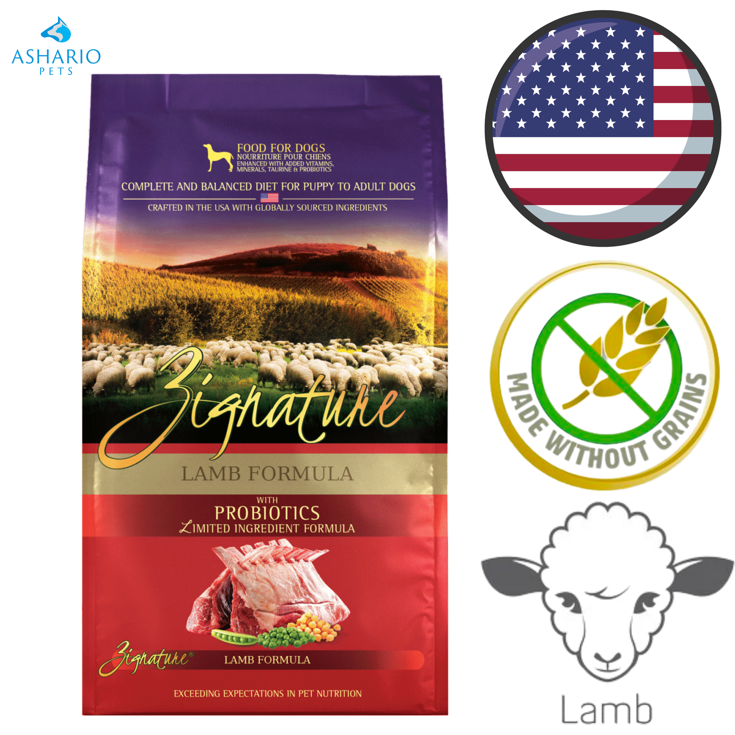 Zignature - Limited Ingredient Grain Free Lamb Dry Dog Food