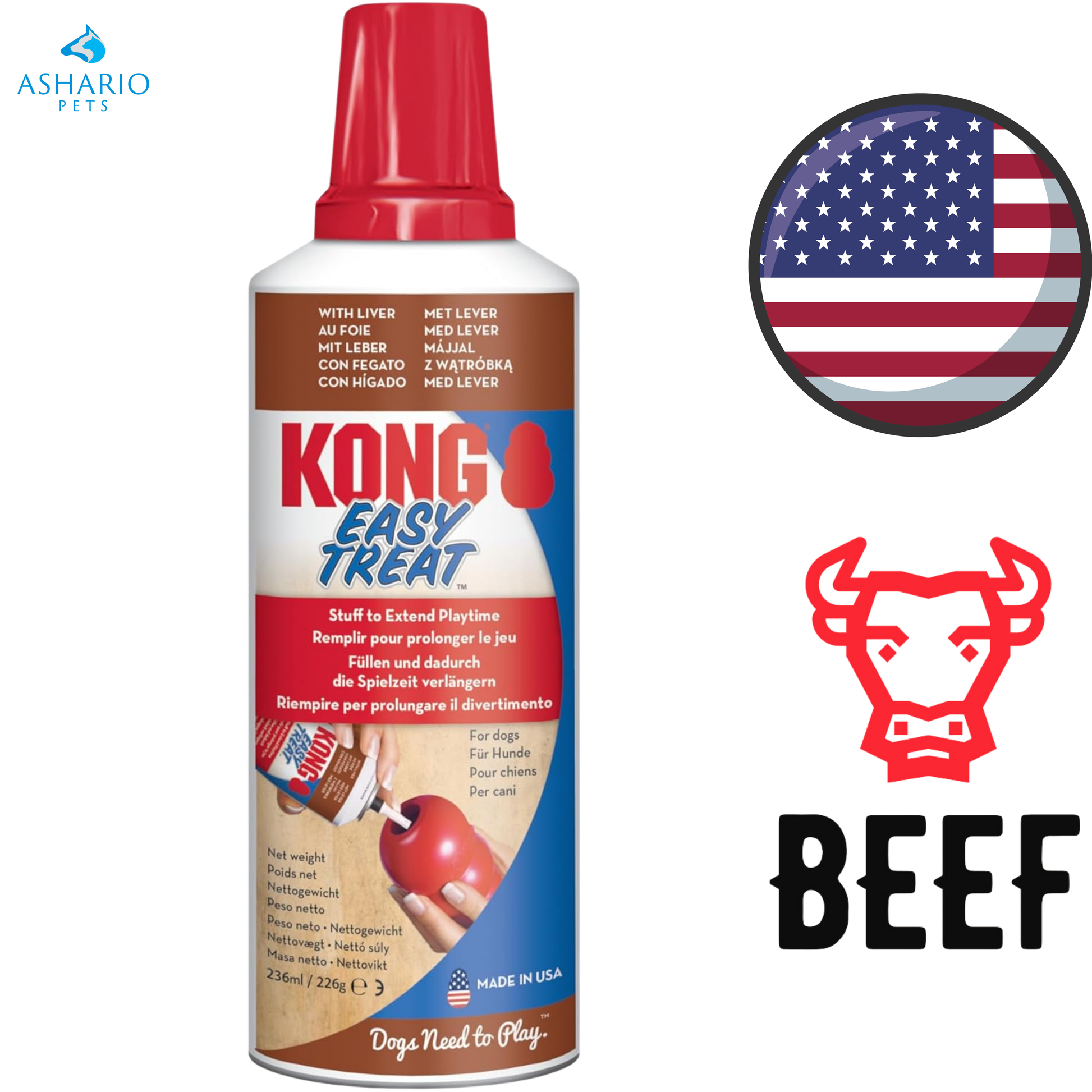KONG - Easy Treat Liver Paste Dog Treat — main