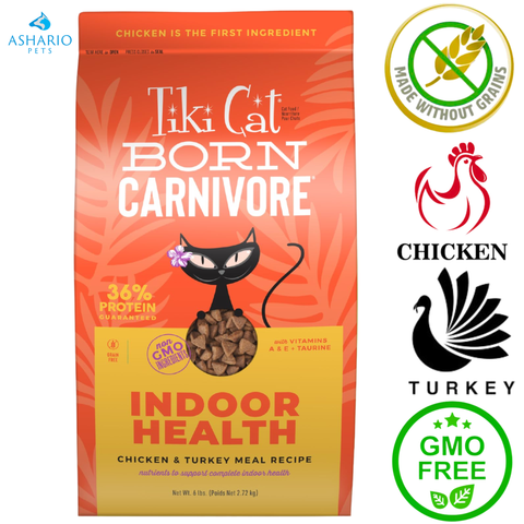 Tiki Cat - Born Carnivore Indoor Health Chicken & Turkey Dry Cat Food — main