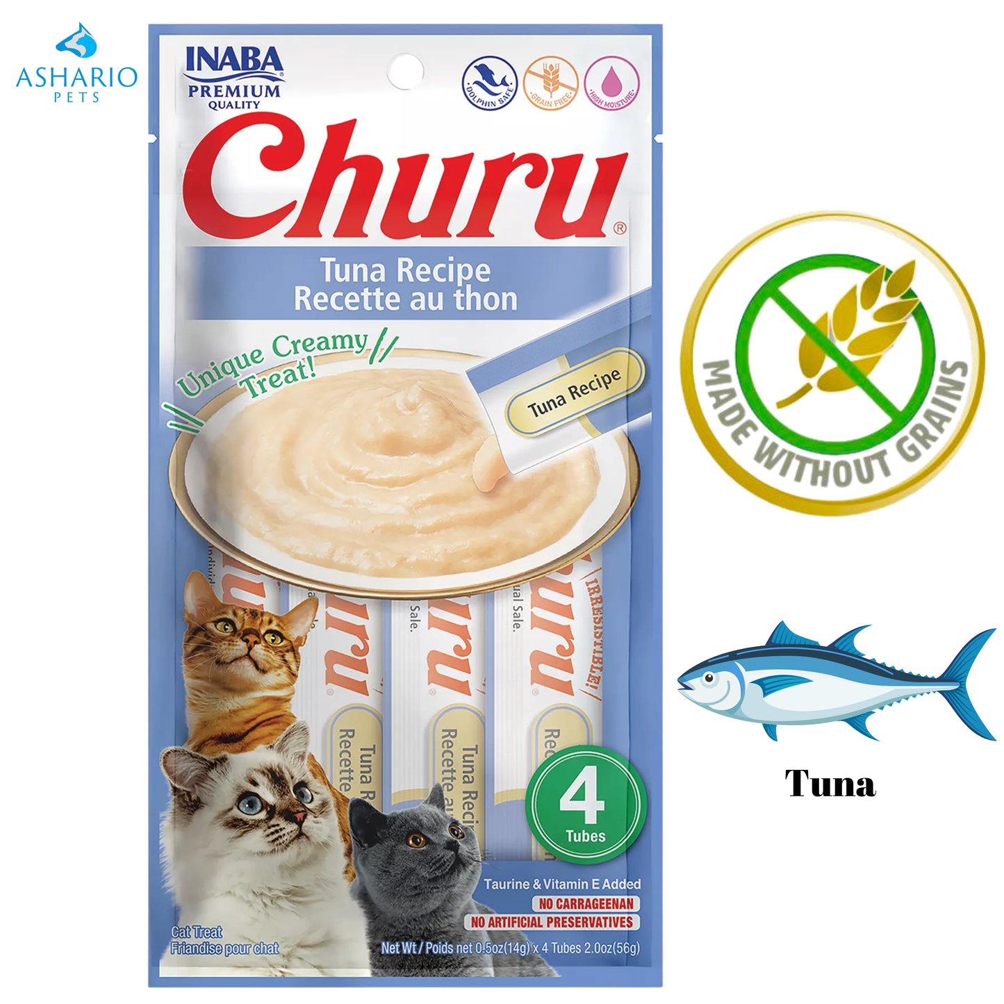 Inaba - Churu Tuna Recipe Cat Treats — main