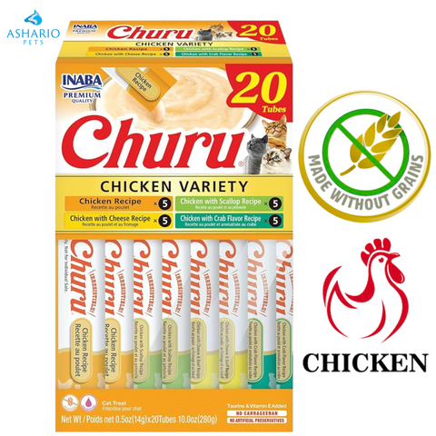 Inaba - Churu Chicken Recipe Variety Pack Cat Treats — main