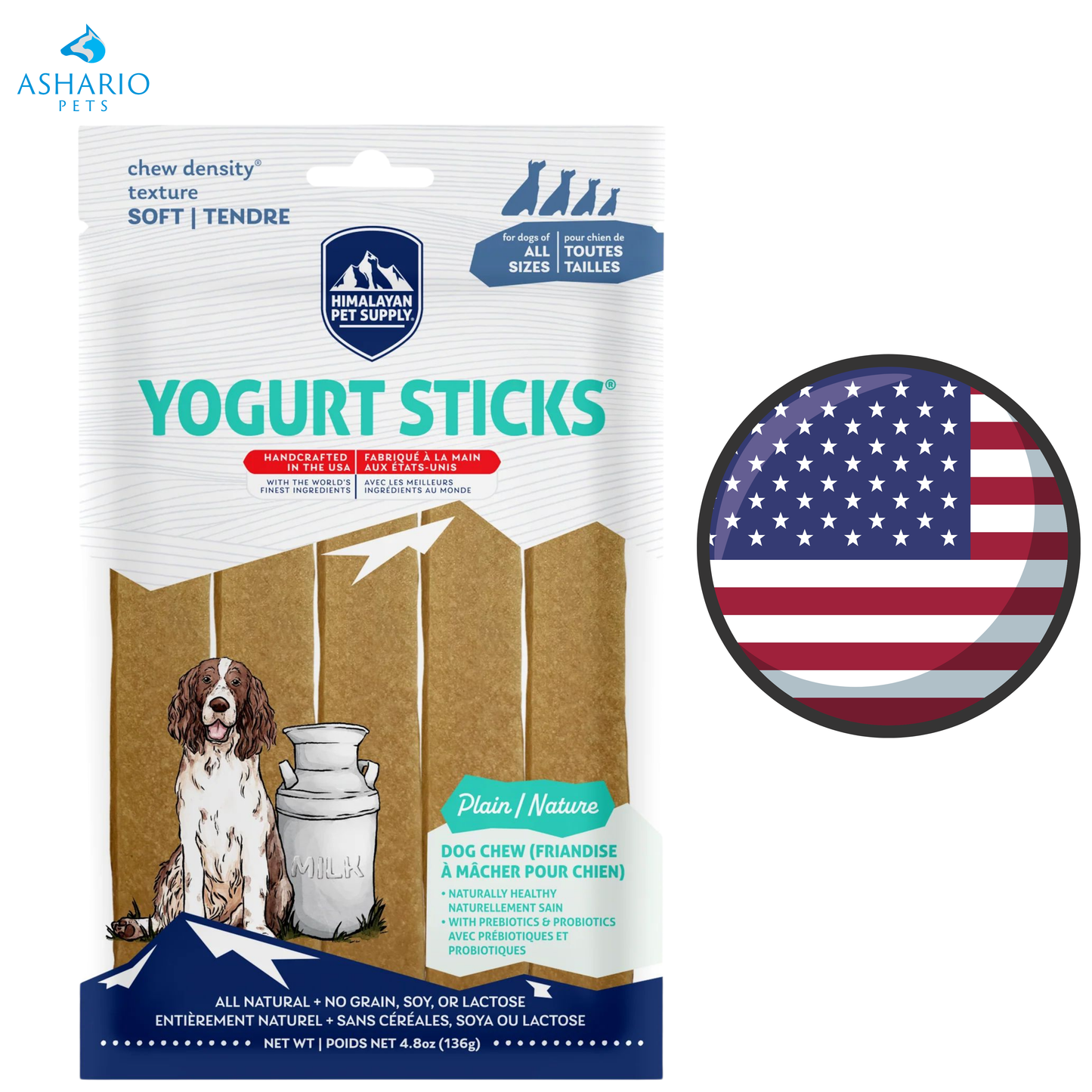 Himalayan Pet Supply - Yogurt Sticks Chews Plain Dog Treats