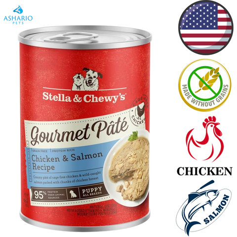 Stella & Chewy's - Puppy Chicken & Salmon Gourmet Pate Canned Dog Food